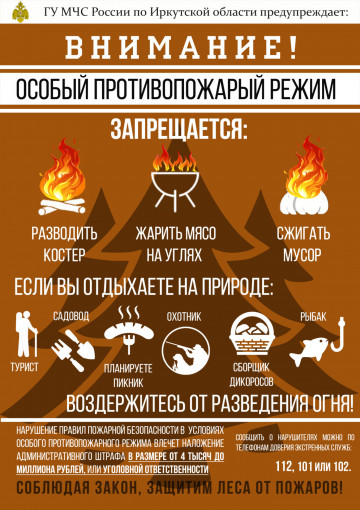 Обстановка с пожарами в Иркутской области