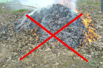 Владельцами садовых и дачных участков при уборке территории необходимо соблюдать правила пожарной безопасности